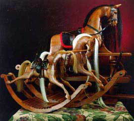 Native Texan - Three Rocking Horses