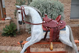 Dapple Grey Rocking Horse